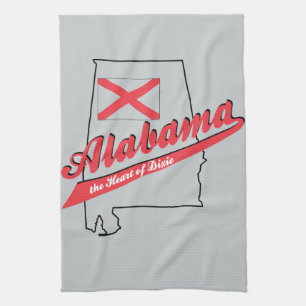 Alabama Heart of Dixie Küchentuch