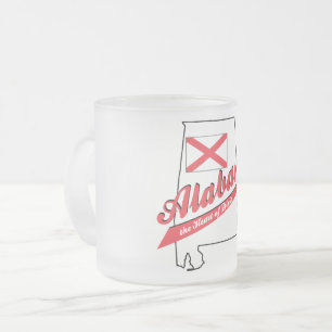 Alabama Heart of Dixie Mattglastasse