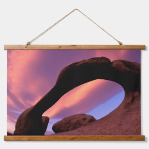 Alabama Hills Arch Kalifornien Wandteppich Mit Holzrahmen