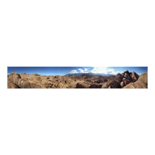 Alabama Hills und die Sierra Nevada Fotodruck
