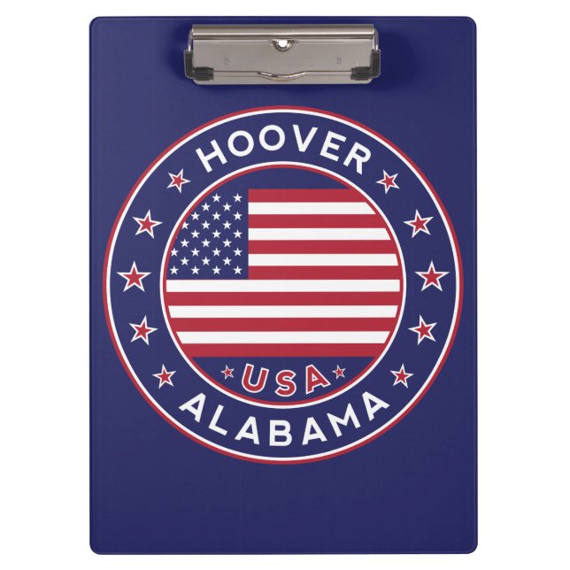Alabama, Hoover Klemmbrett (Vorderseite)