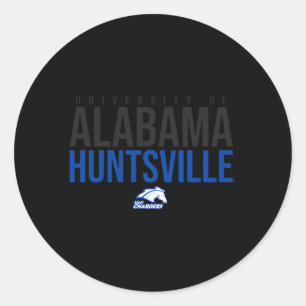 Alabama-Huntsville Uah-Ankläger gestapelt Runder Aufkleber