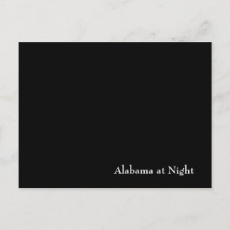 Alabama in der Nacht Postkarte