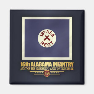 Alabama Infanterie (f10) Magnet