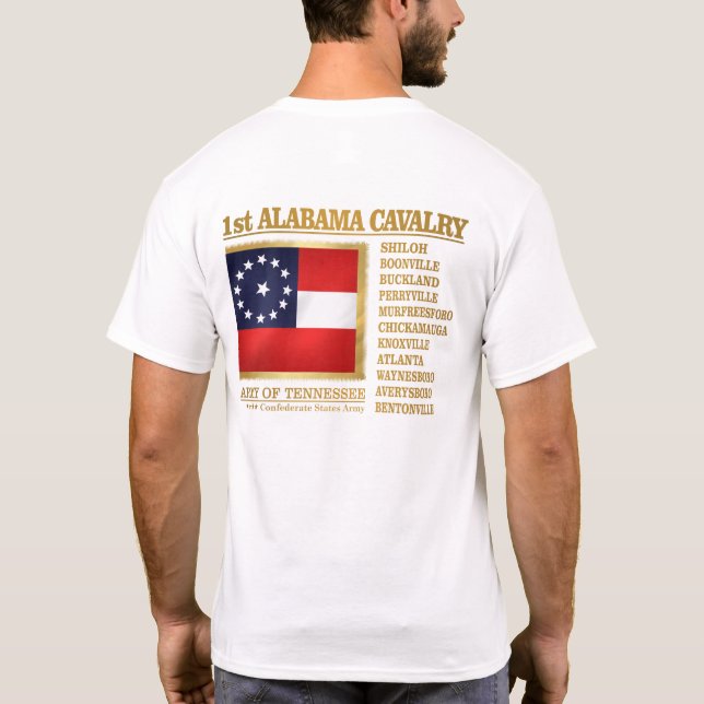 Alabama-Kavallerie (BA2) T-Shirt (Rückseite)