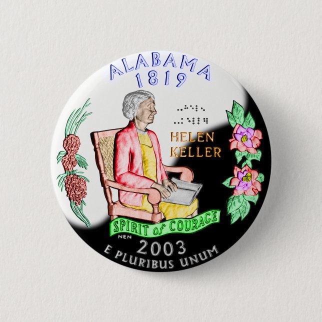 Alabama-Knopf Button (Vorderseite)