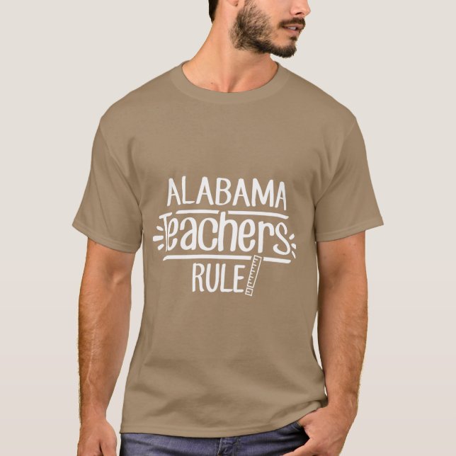 Alabama Lehrerregel T-Shirt (Vorderseite)