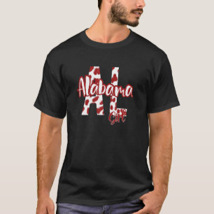 Alabama Leopard Cheetah Reiseurlaub Souvenir C T-Shirt