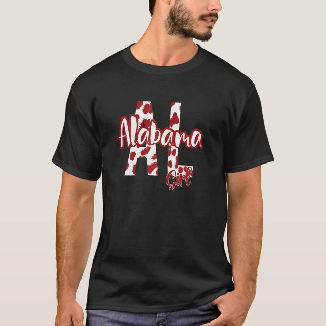 Alabama Leopard Cheetah Reiseurlaub Souvenir C T-Shirt (Vorderseite)