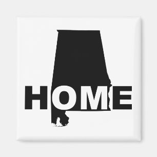 Alabama Maison loin de l'État Fridge Magnet