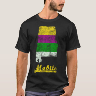 Alabama Mardi Gras Fat Dienstag Feierliche Feier T-Shirt