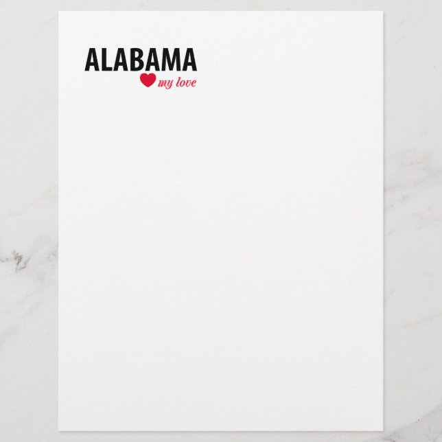 Alabama meine Liebe (Vorderseite)