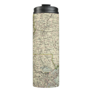 Alabama, Mississippi, Louisiana, Arkansas Thermosbecher