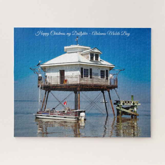Alabama Mobile Bay Happy Weihnachts-Tochter (Horizontal)