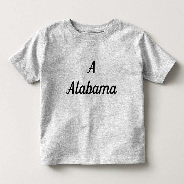 Alabama Monogram Kleinkind T-shirt (Vorderseite)