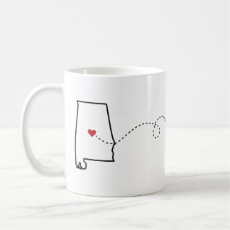 Alabama nach Missouri - Heart2Heart Coffee Tasse
