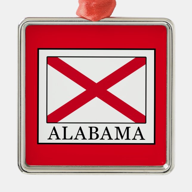 Alabama Ornament Aus Metall (Vorne)