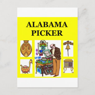 ALABAMA-Pflücker Postkarte