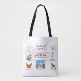 Alabama Postcard | Staat und Sehenswürdigkeiten Tasche