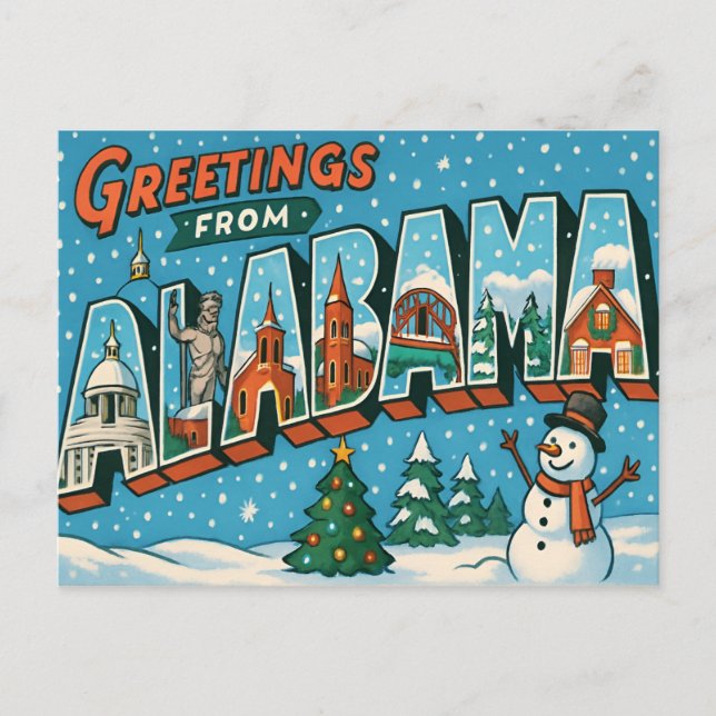 ALABAMA Postkarte (Vorderseite)