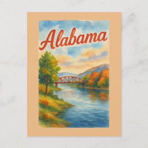 Alabama Postkarte