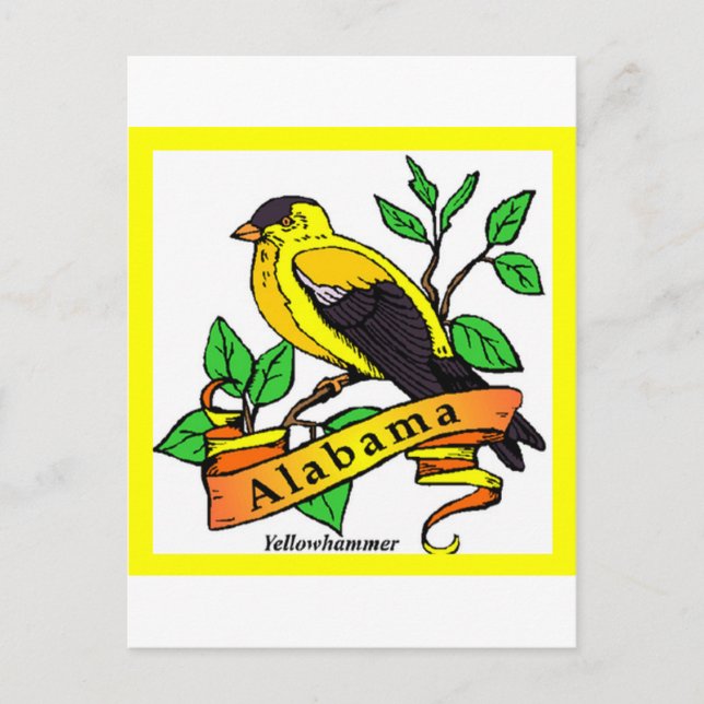 Alabama Postkarte (Vorderseite)