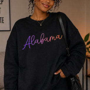 Alabama Pride State Travel Crewneck Pullover