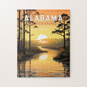 Alabama Reise Kunst Vintage