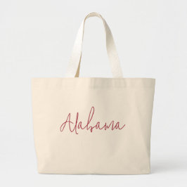 Alabama Reiseandenken Geschenk Jumbo Stoffbeutel