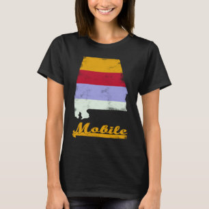 Alabama Retro Vintag Styled 70er Jahre Sout T-Shirt