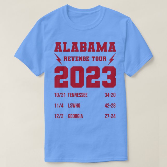 Alabama Revenge Tour TShirt (Design devant)