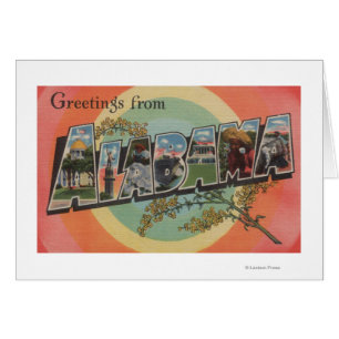 Alabama (rot/Rosa) - große Buchstabe-Szenen