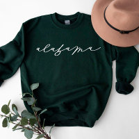 Alabama Script Staat Women's Sweatshirt