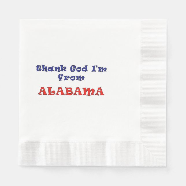 Alabama Serviette (Vorderseite)