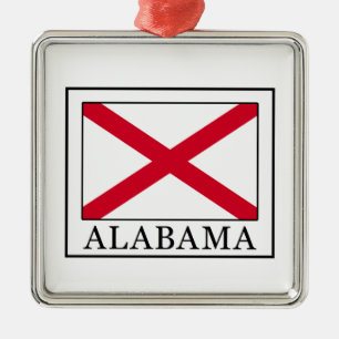 Alabama Silbernes Ornament