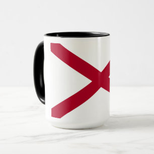 Alabama: St Andrew Rotkreuzflagge Tasse