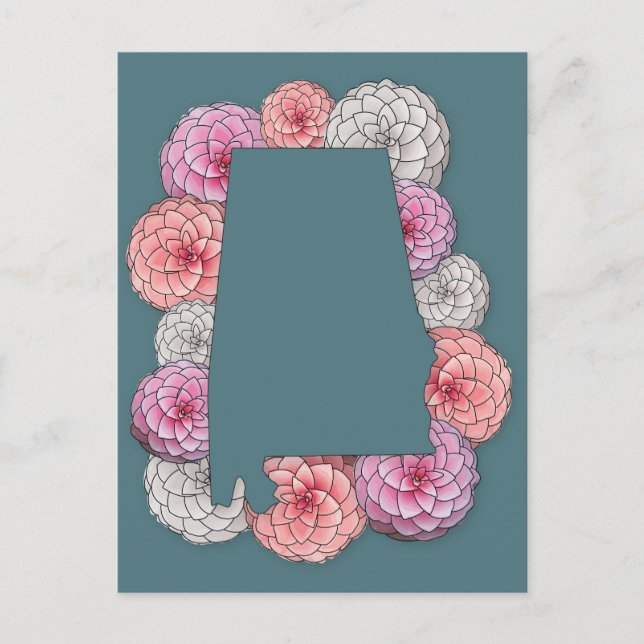 Alabama Staat Blume Postkarte (Vorderseite)