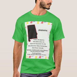 Alabama Staat Facts T-Shirt
