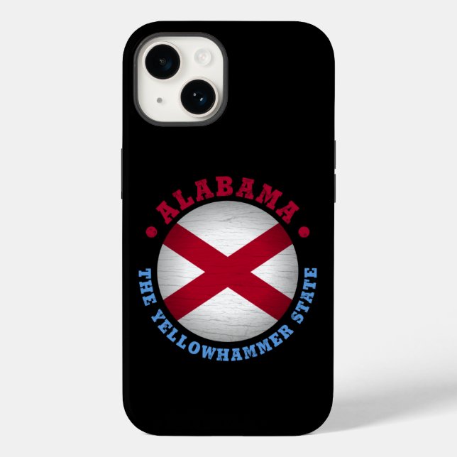 ALABAMA STAAT FLAG Case-Mate iPhone 14 HÜLLE (Rückseite)