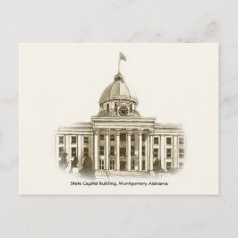 Alabama Staat Hauptstadt Gebäude Montgomery Postka Postkarte