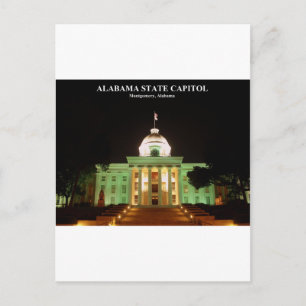ALABAMA STAAT HAUPTSTADT POSTKARTE