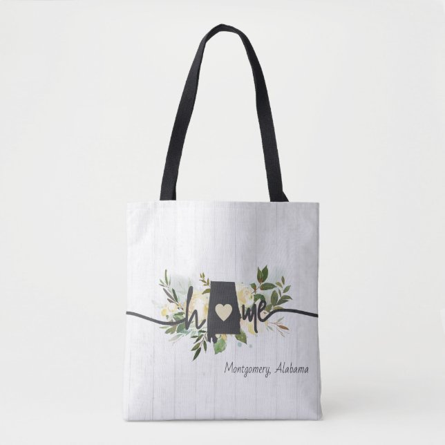Alabama Staat Personalisiert Ihre Zuhause City Rus Tasche (Vorderseite)