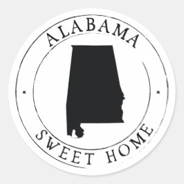 Alabama Staat Sticker Umschlag Aufkleber