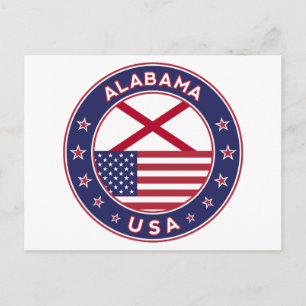 Alabama, Staaten der USA, Postkarte
