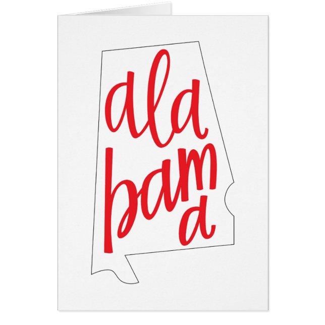 Alabama-Staats-Kontur (Vorne)