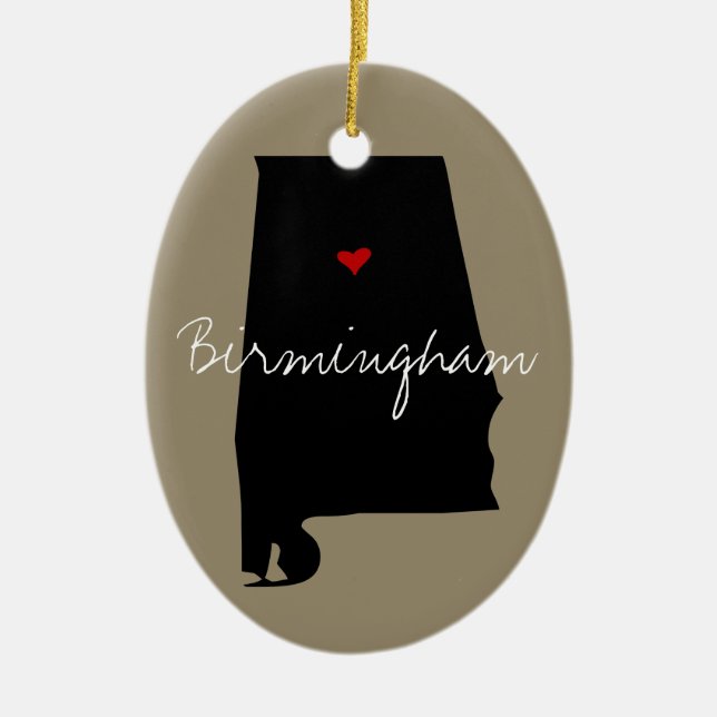 Alabama-Stadt Keramikornament (Vorne)