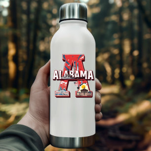 Alabama State Aufkleber   Wahrzeichen & Geschichte