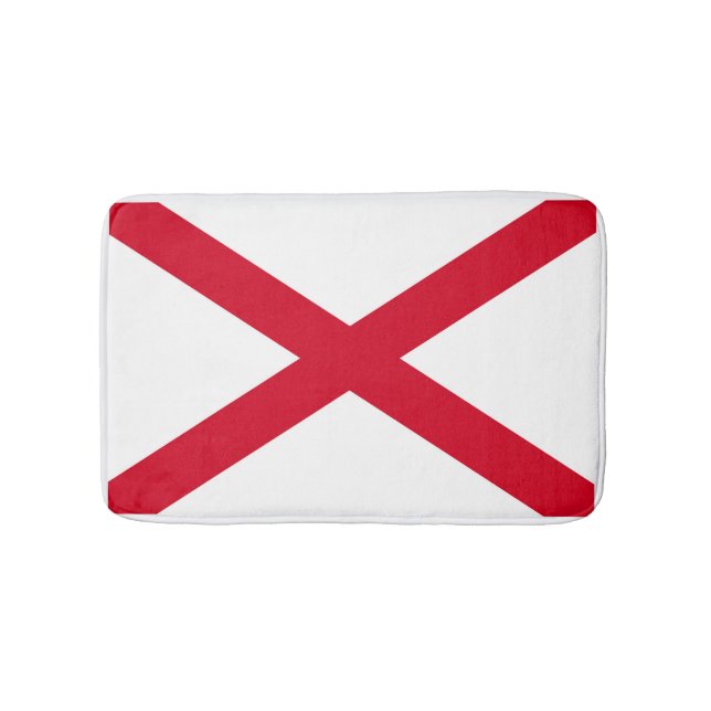 Alabama State Flag Design Badematte (Vorderseite)