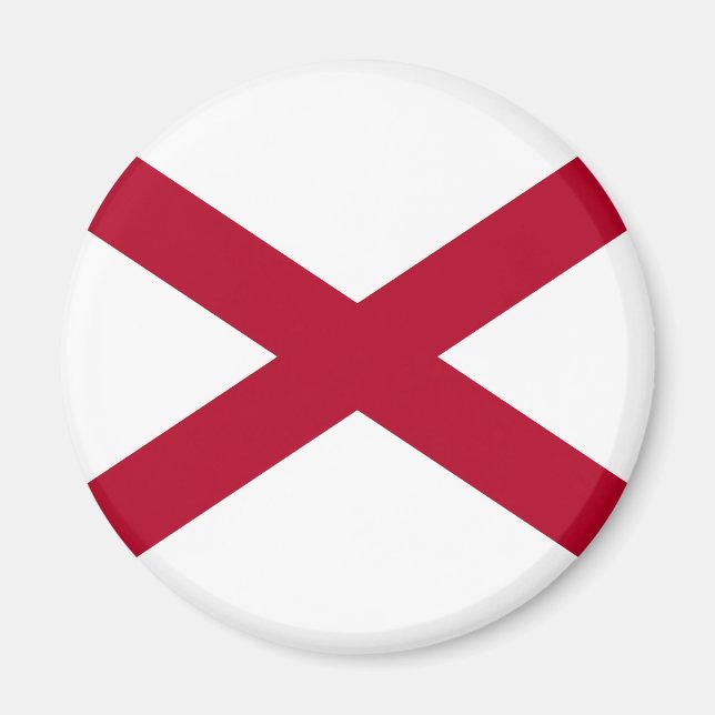 Alabama State Flag Magnet (Vorne)