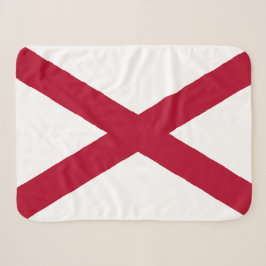 Alabama State Flag Print Patriotic Sherpadecke